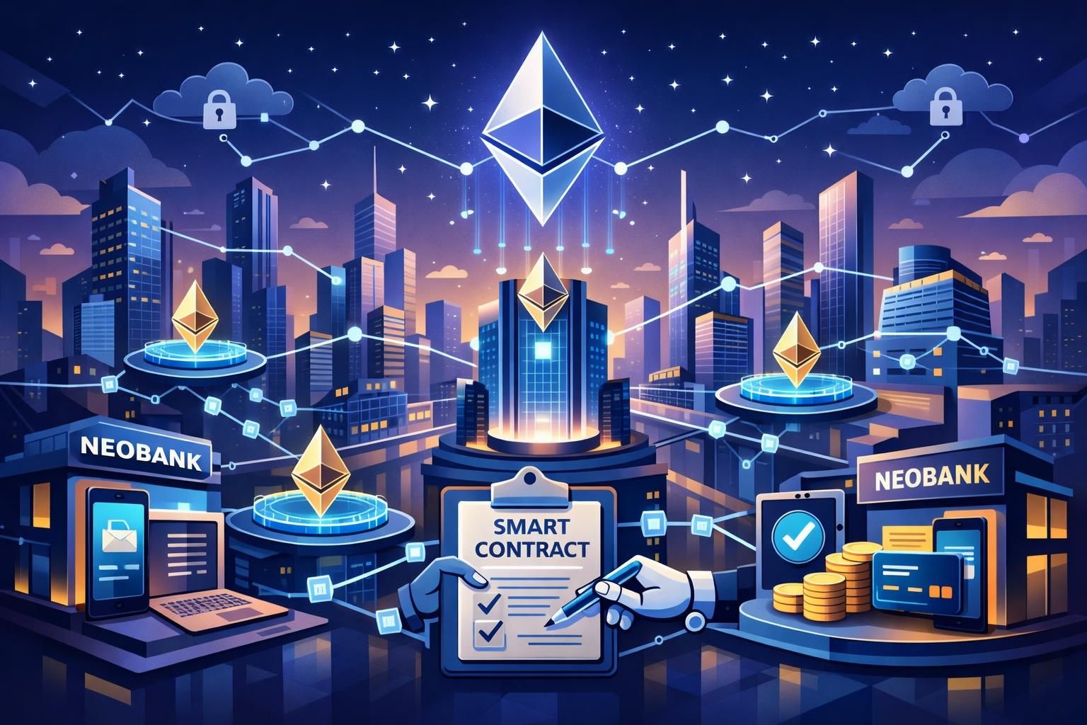 découvrez comment ethereum transforme le secteur financier en 2026 grâce à ses innovations technologiques et son impact sur les services décentralisés.