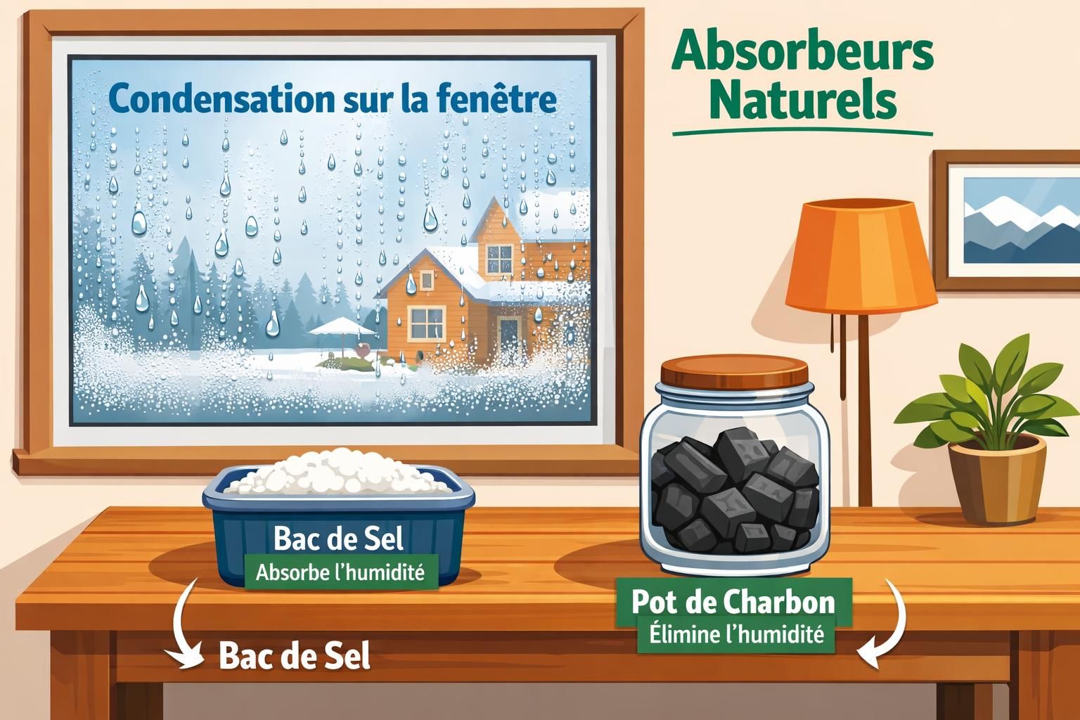 découvrez un remède de grand-mère efficace pour éliminer l'humidité dans votre maison et protéger votre intérieur naturellement.