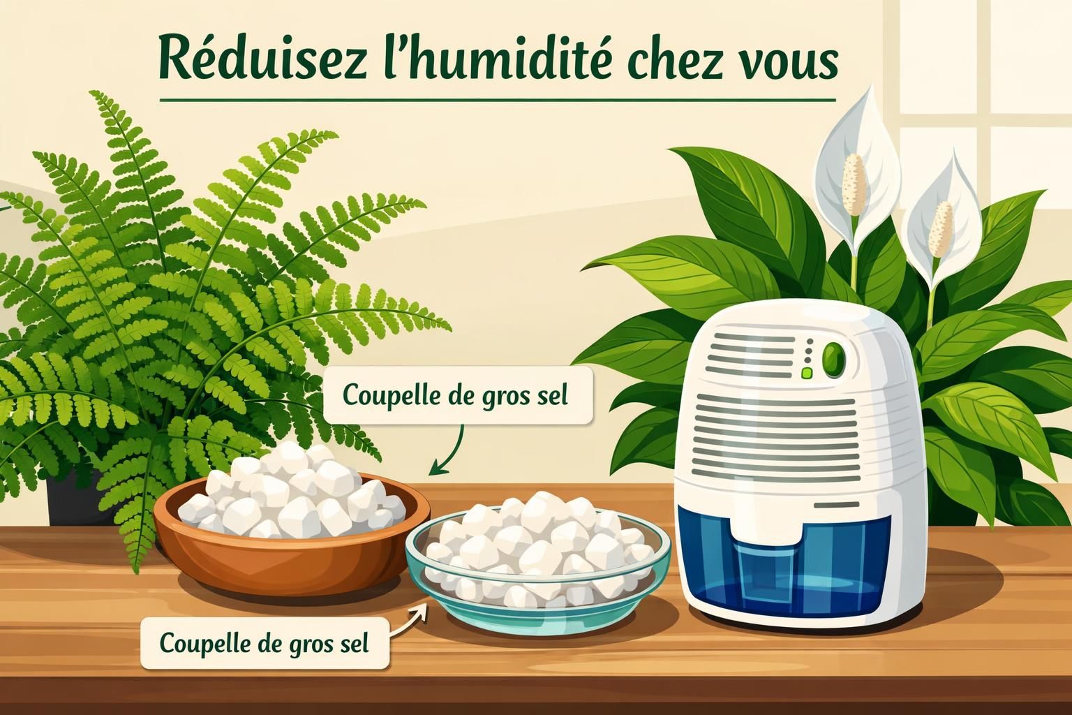 découvrez un remède de grand-mère efficace pour éliminer l'humidité dans votre maison et améliorer l'air intérieur naturellement.