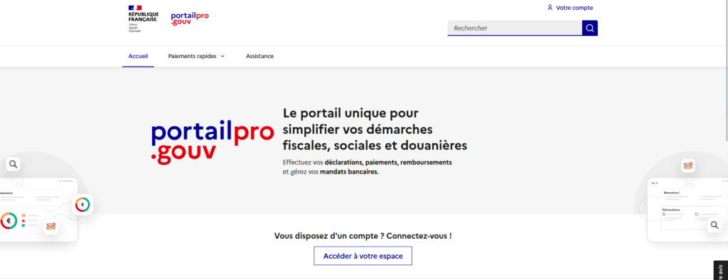 illustration accès portailpro.gouv.fr