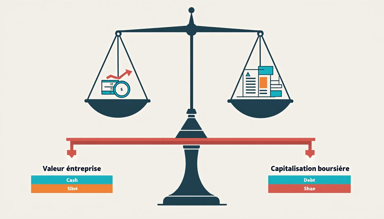 découvrez comment distinguer la valeur d'entreprise de la capitalisation boursière, deux notions clés pour évaluer une société.