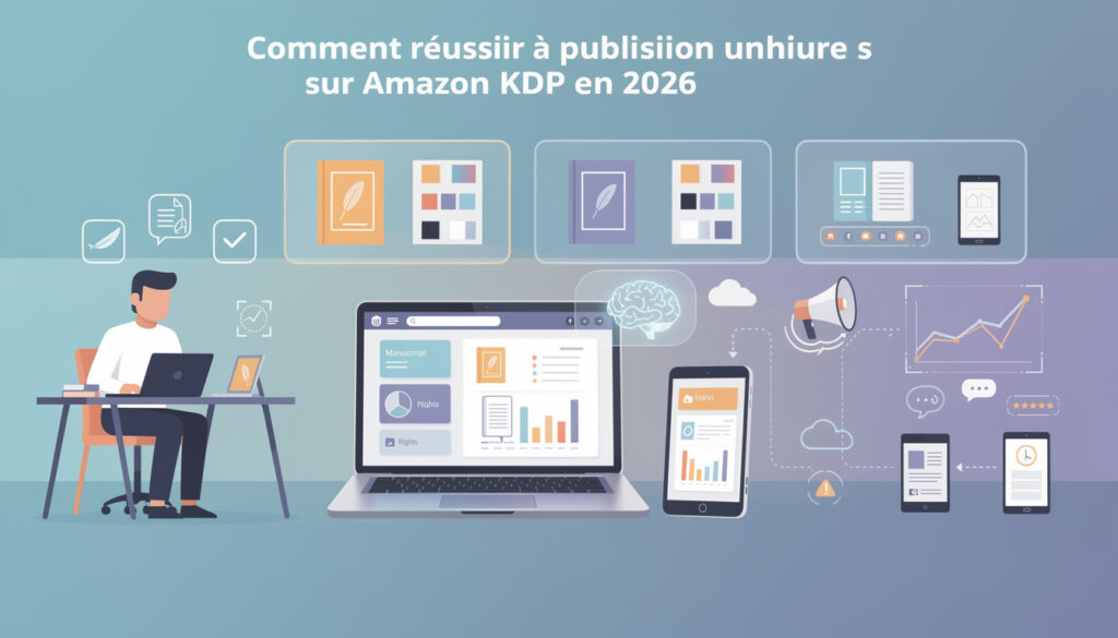 découvrez les étapes clés pour réussir à publier votre livre sur amazon kdp en 2026 et maximisez la visibilité de votre œuvre grâce à nos conseils pratiques et à jour.