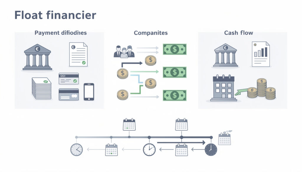 découvrez comment fonctionne le float financier et comprenez son impact sur la gestion des liquidités et le cash-flow de votre entreprise.